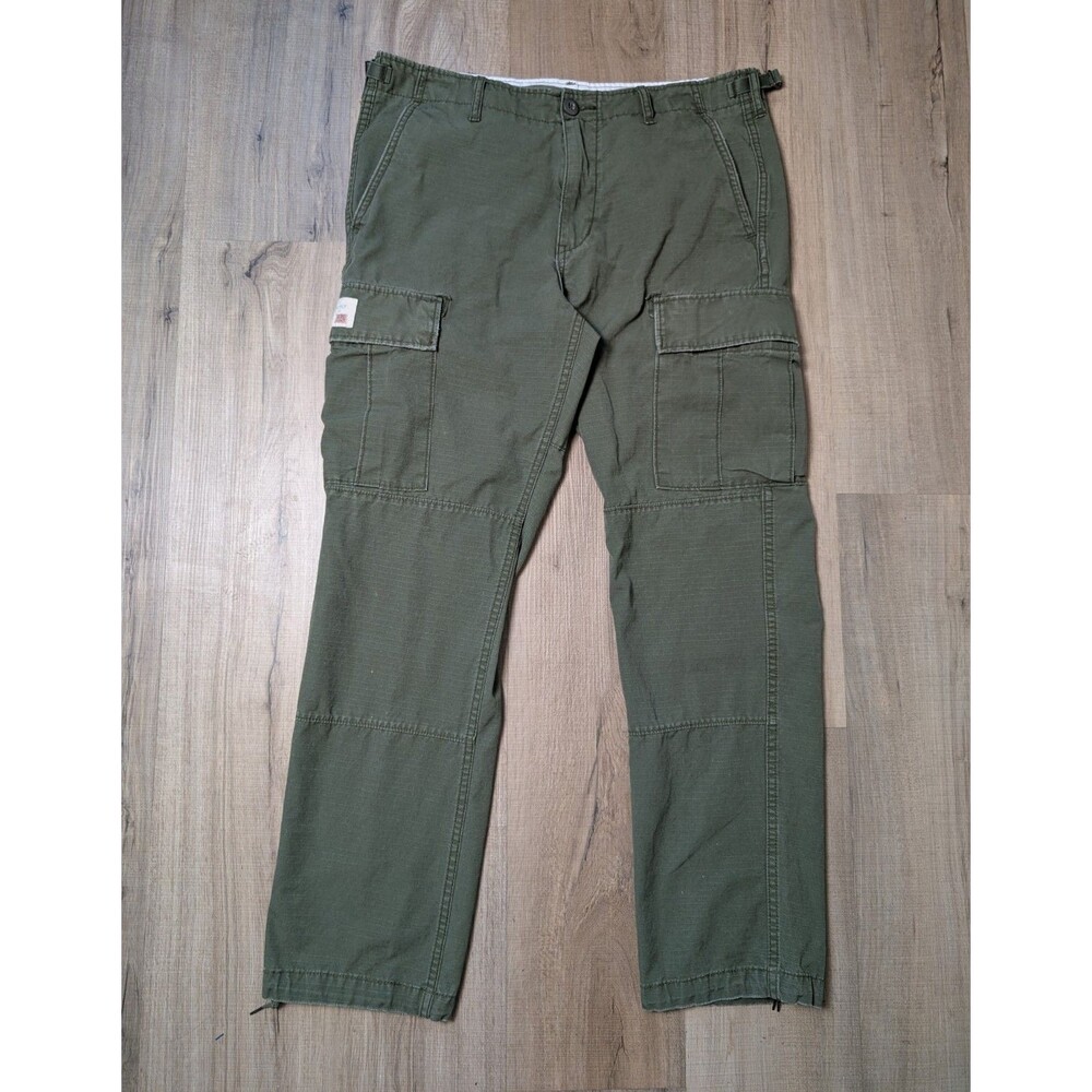 Denim & Supply Ralph Lauren Size 34X30 Military Cargo Pants Olive Green *Read